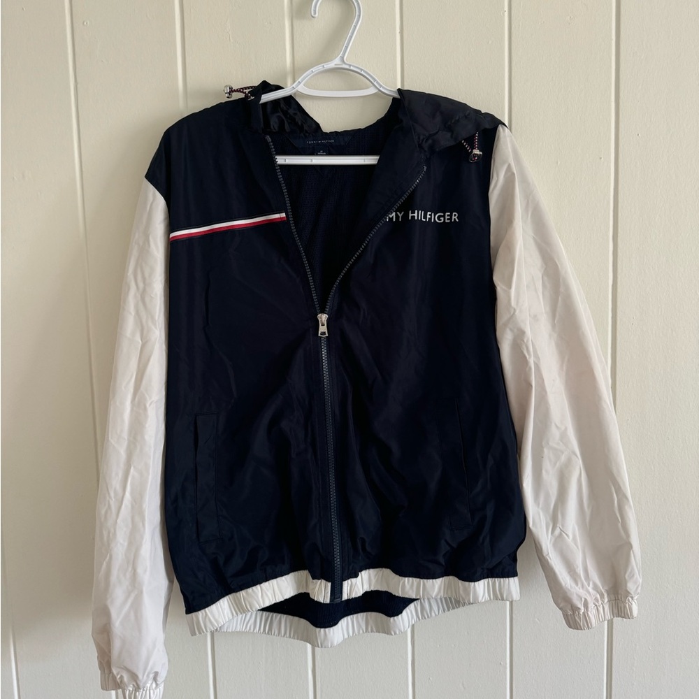 Tommy Hilfiger Navy Windbreaker Jacket